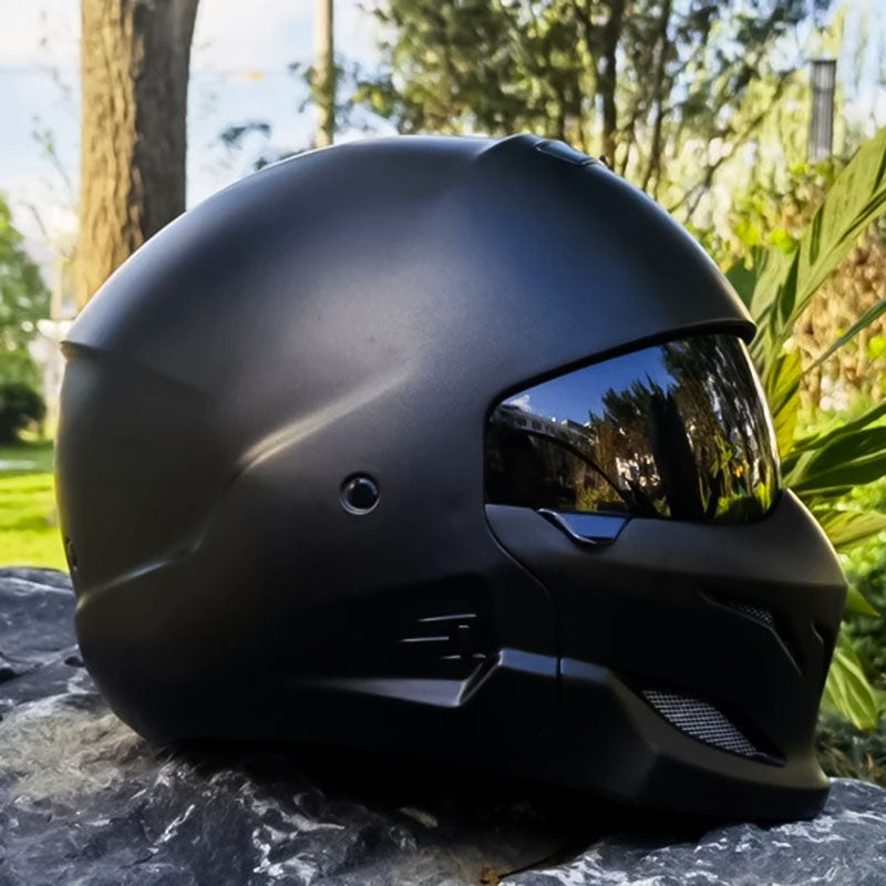 NimbusRider aerodynamisk motorcykelhjälm — ventilerad design - Desfino