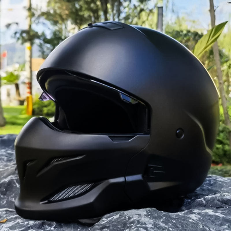 NimbusRider aerodynamisk motorcykelhjälm — ventilerad design - Desfino