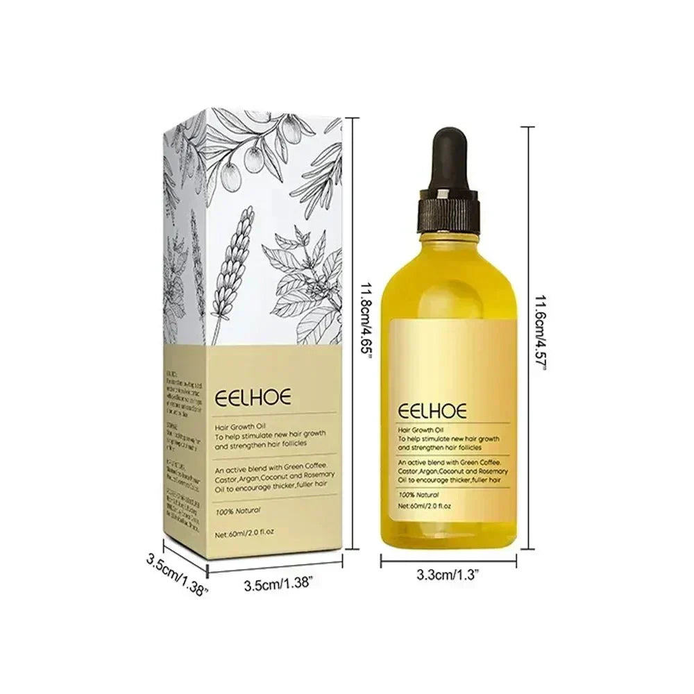 Spray pentru creșterea părului cu rozmarin — Amestec de ulei de ricin, susan și cocos - Desfino