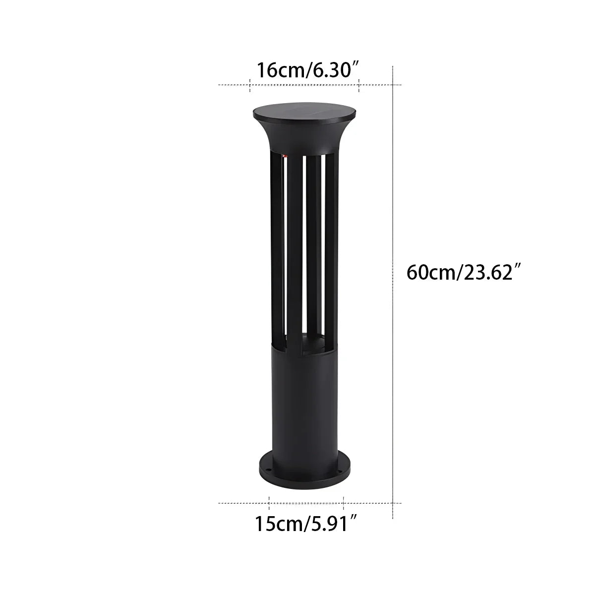Cylindrical Lawn Outdoor Floor Lamp | Desfino