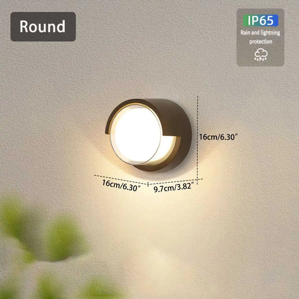 Double-Layer PC Protective Outdoor Wall Light | Desfino
