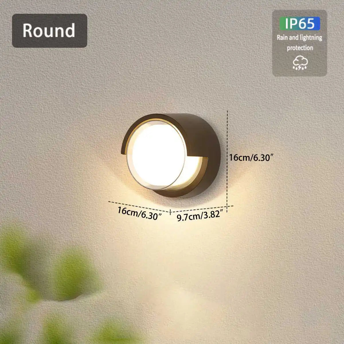 Double-Layer PC Protective Outdoor Wall Light | Desfino