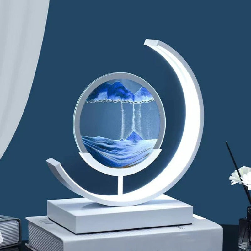 TerraGlow Sand Lamp — Artistic Ambient Accent Lighting - Desfino