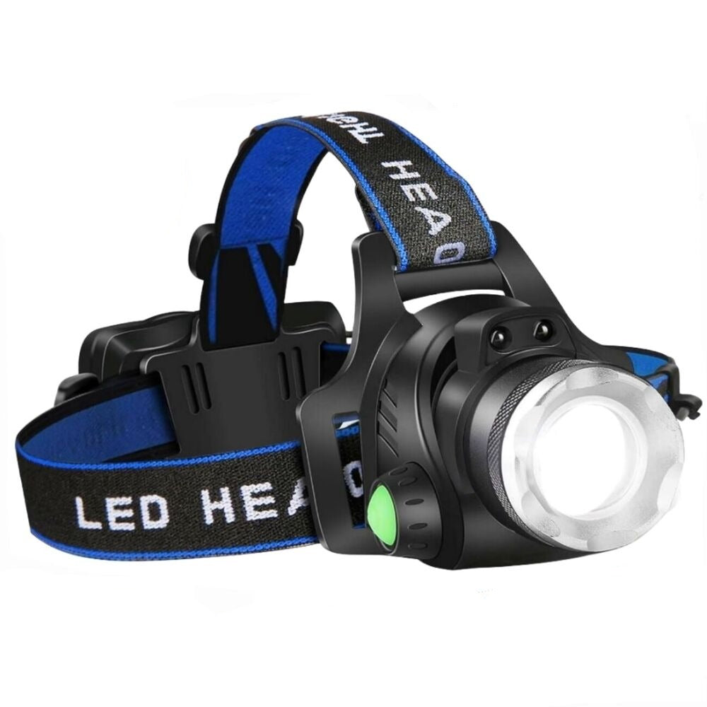 Taktická dobíjecí LED čelovka NovaPeak 990000LM se zoomem - Desfino