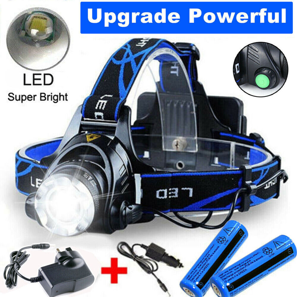 Taktická dobíjecí LED čelovka NovaPeak 990000LM se zoomem - Desfino