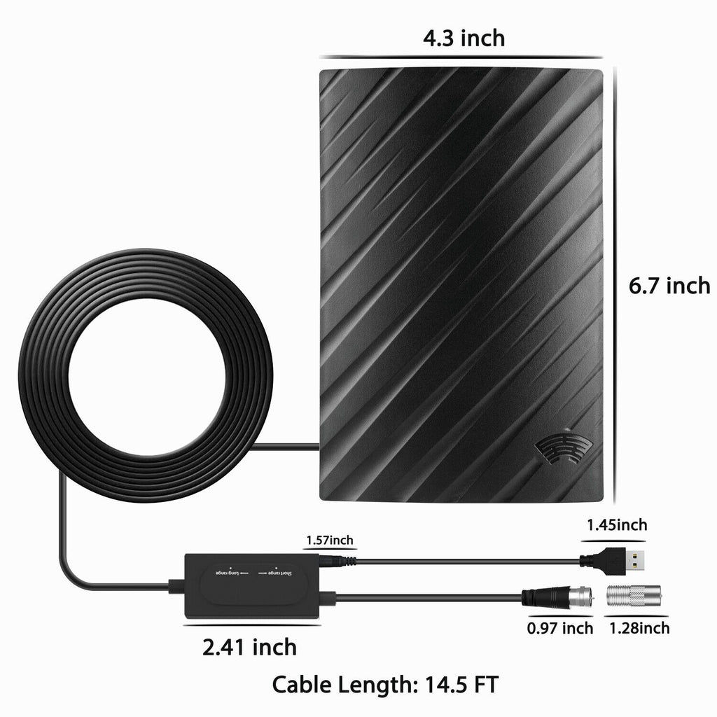EliteScope Pro 4K-HDTV-Zimmerantenne — Reichweite 600 Meilen - Desfino