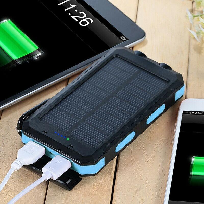 بنك طاقة شمسي Terralux بسعة 500000mAh — شاحن محمول مقاوم للماء - Desfino