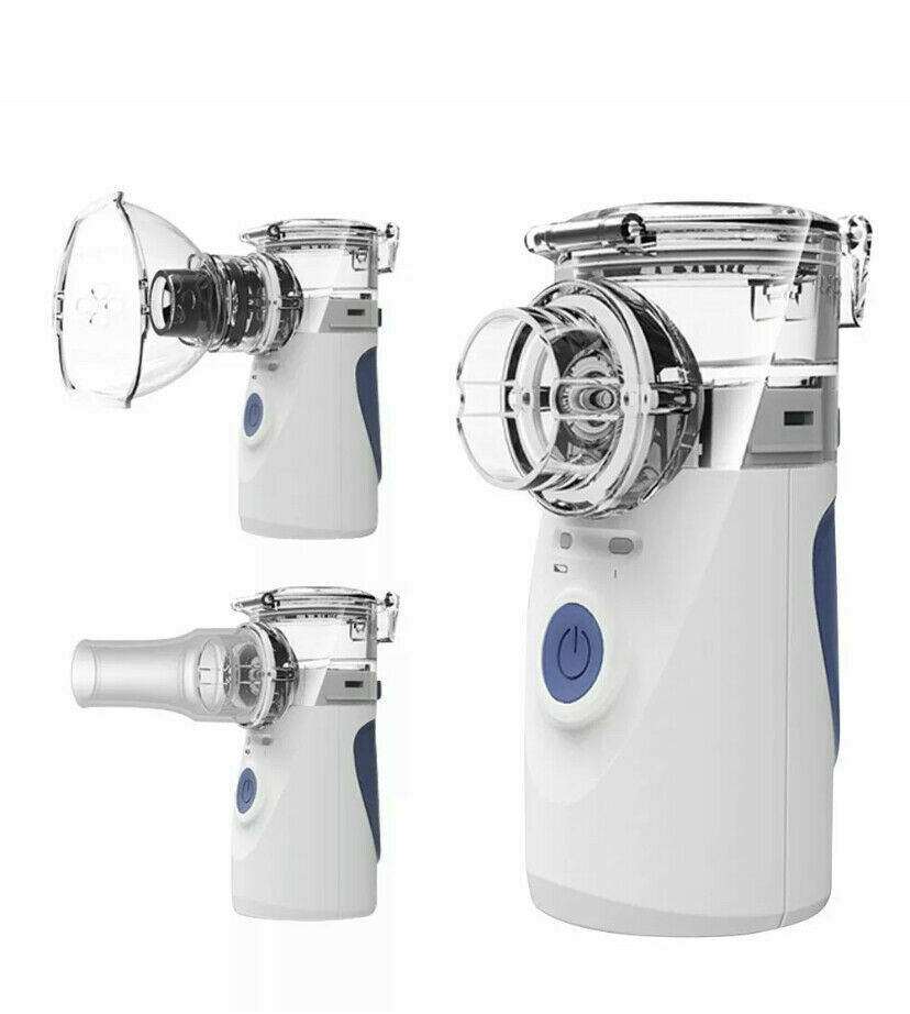 BreezeNova Portable Ultrasonic Nebulizer — Rechargeable Battery, 4.5 × 4.5 × 10 cm Handheld