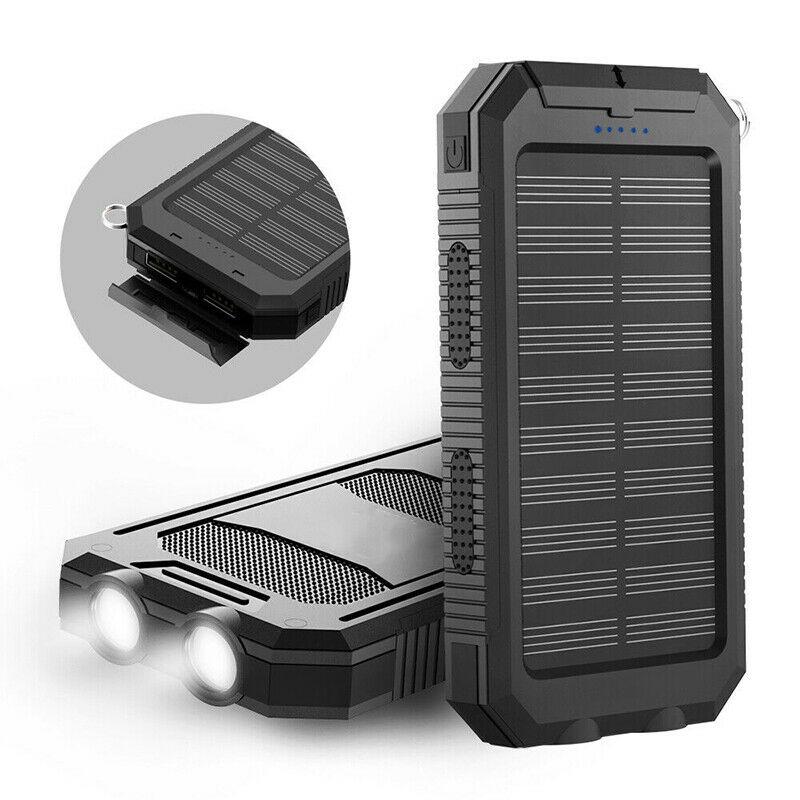 بنك طاقة شمسي Terralux بسعة 500000mAh — شاحن محمول مقاوم للماء - Desfino