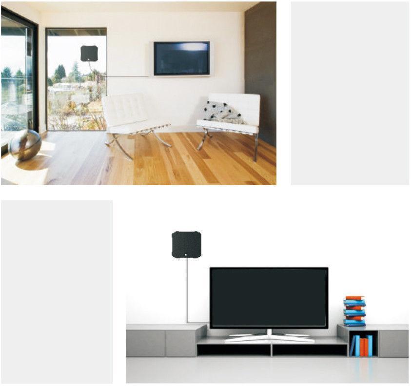 אנטנת HDTV לוויינית פנימית 4K של Asteron — צפייה בטלוויזיה ללא כבלים | Desfino
