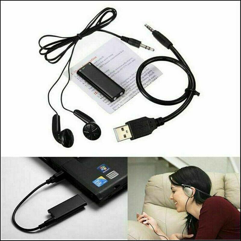 מקליט קול Mini Lumen — נגן MP3, כונן USB בנפח 8GB, 47×15×5 מ״מ - Desfino