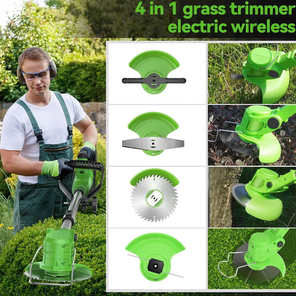 VerdaPro 24V Cordless String Trimmer — 18,000 RPM, 1350W - Desfino