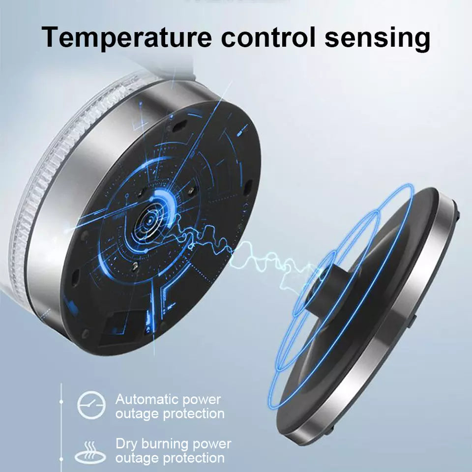 קומקום חשמלי Vellon בנפח 1.8 ליטר — 3000W להרתחה מהירה, כיבוי אוטומטי | דספינו