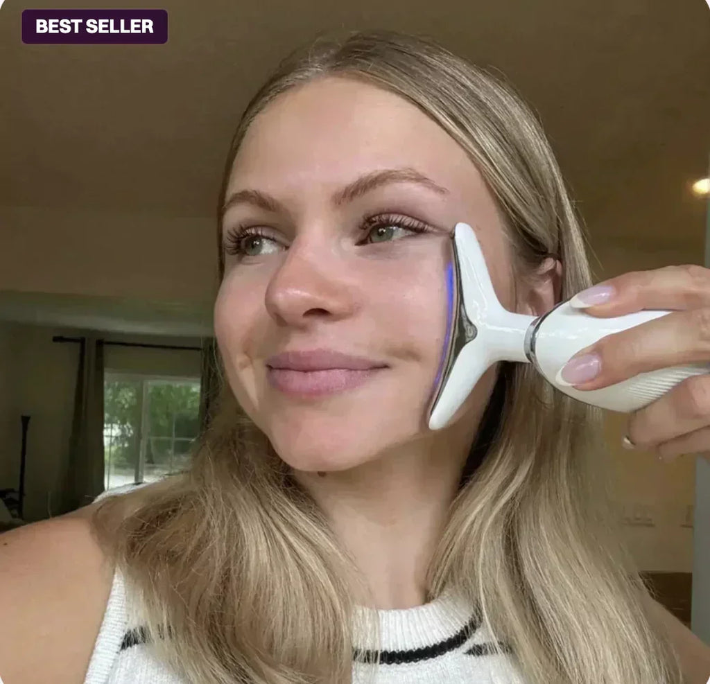 LumiLift EMS-Gesichtsmodellierungsgerät, 7-in-1-LED-Lichttherapie - Desfino