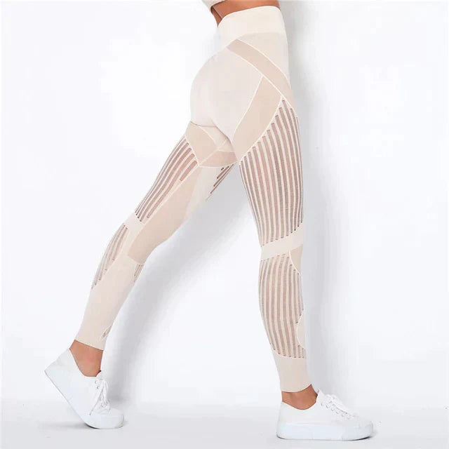 Damskie legginsy uciskowe ShapeFit przeciw cellulitowi — odprowadzające wilgoć - Desfino