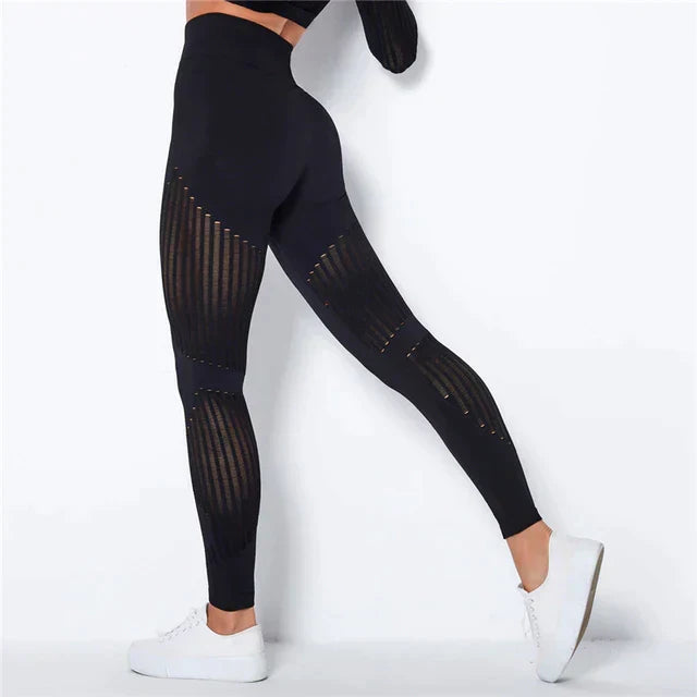 Damskie legginsy uciskowe ShapeFit przeciw cellulitowi — odprowadzające wilgoć - Desfino