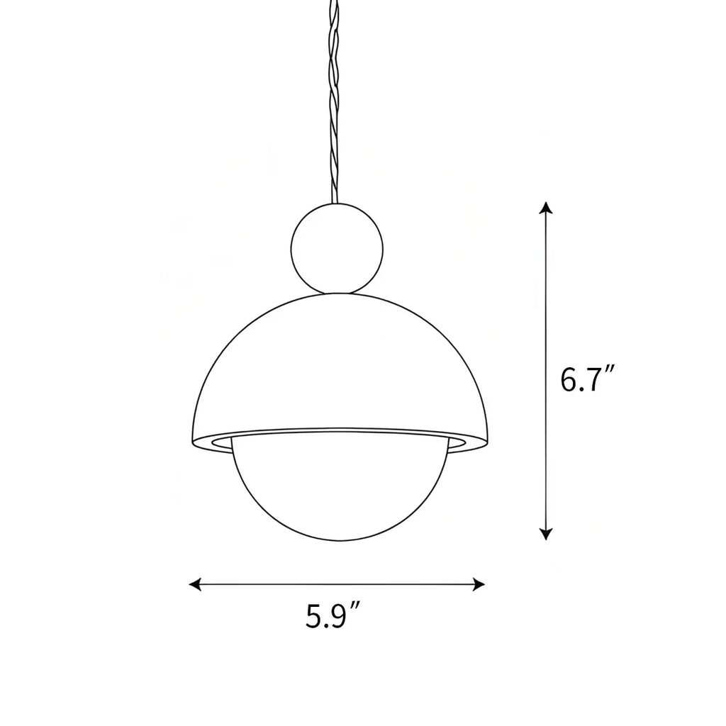 Palermo Pendant Light for Bedside | Desfino