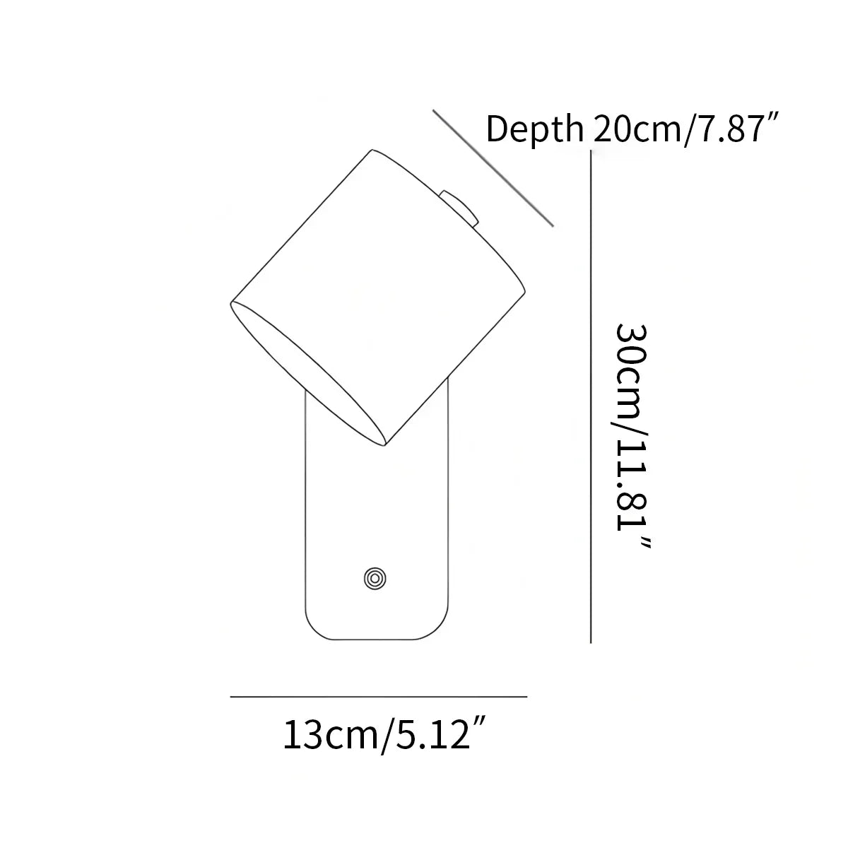 Rotatable Cylinder Wall Lamp | Desfino