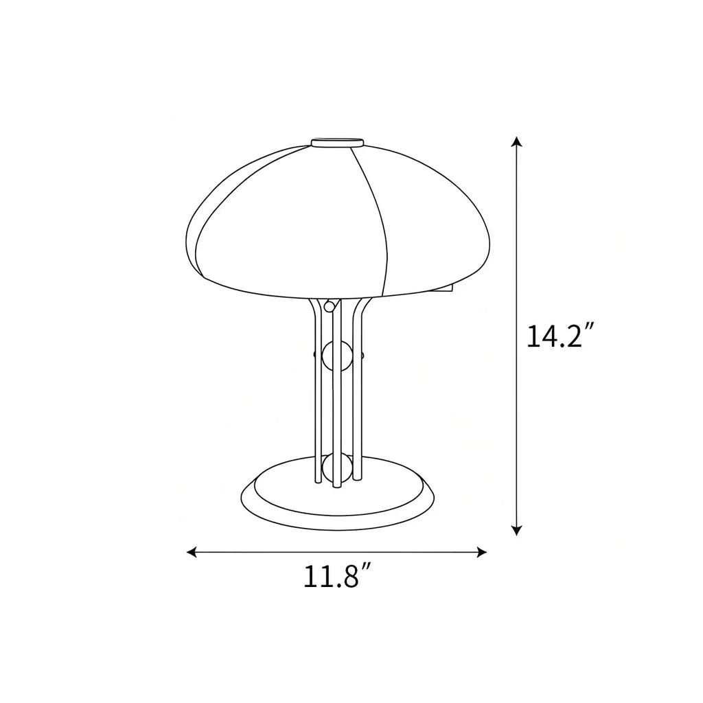 Quadrifoglio Tischlampe für das Schlafzimmer | Desfino