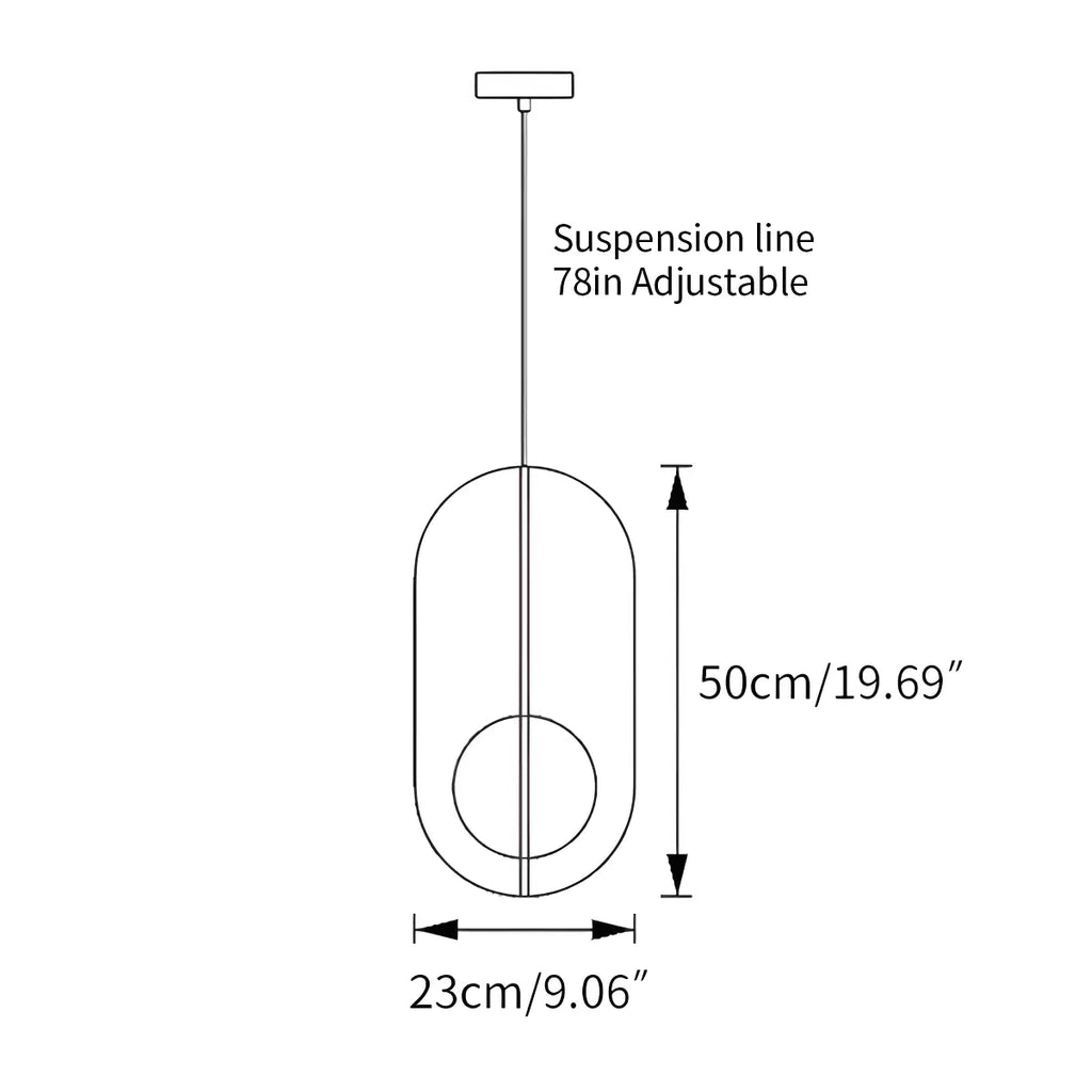 Carambola Acoustic Pendant Light for Dining Area | Desfino