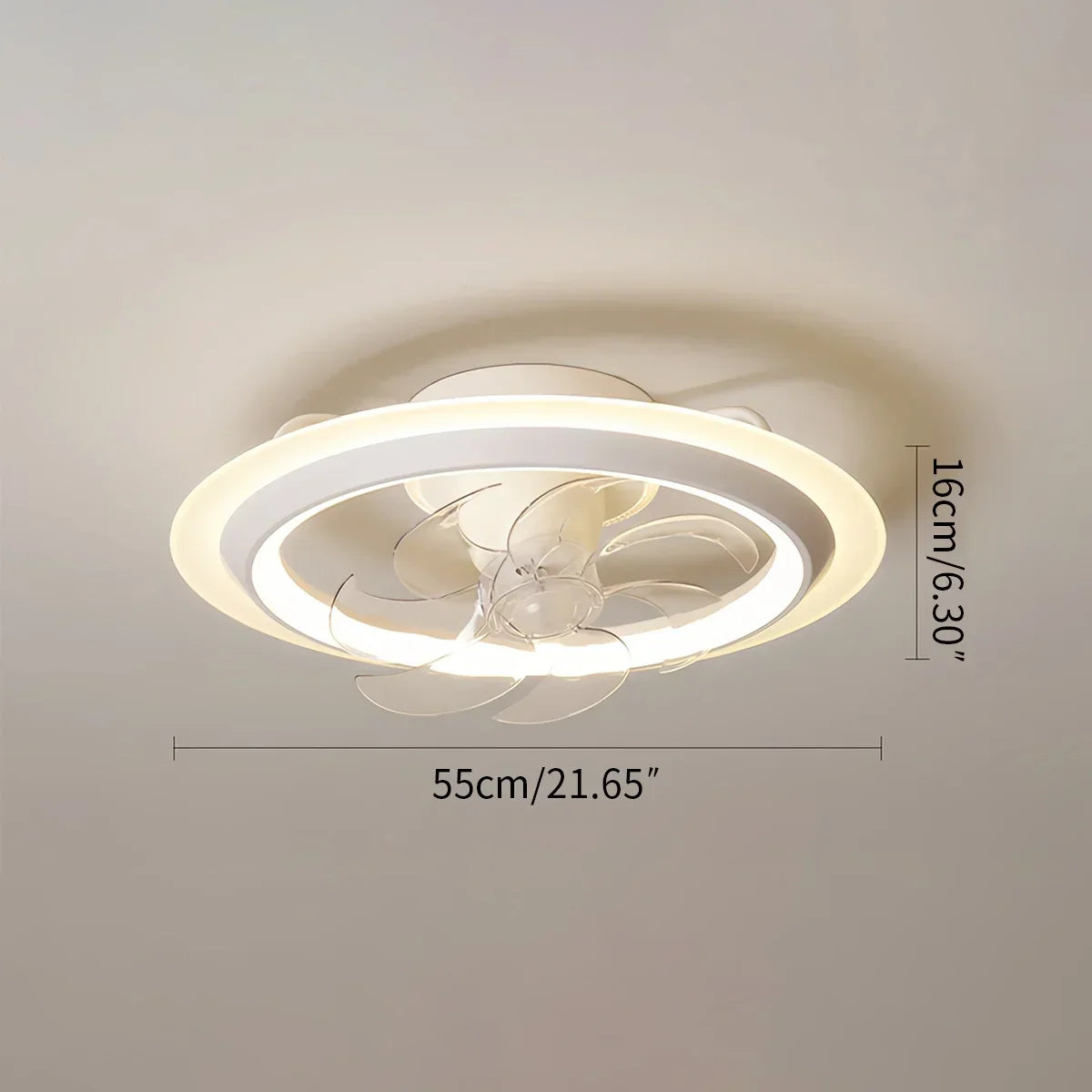 Creative 360° Rotating Ceiling Fan with Light | Desfino