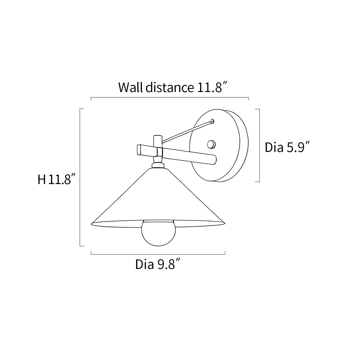 Vintage Outdoor Waterproof Patio Wall Lamp | Desfino