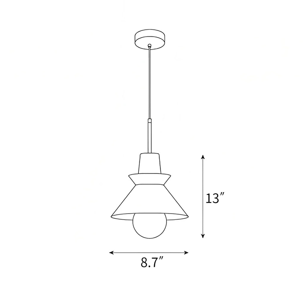Scandinavian Pendant Lamp for Bedroom | Desfino