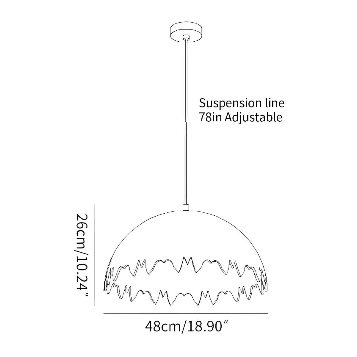 Eggshell Acoustic Pendent Light for Office | Desfino