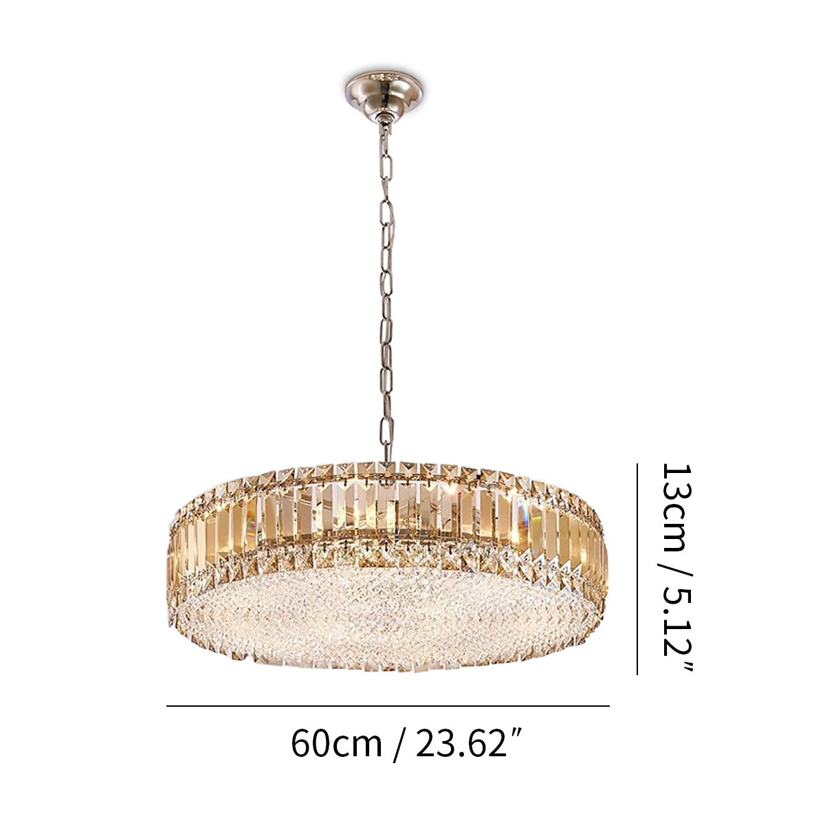 K9 Crystal Pendant Light for Dining Room | Desfino