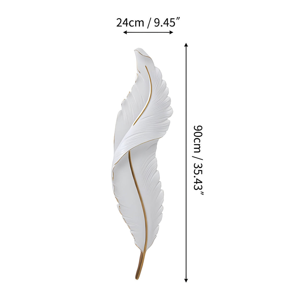 Feather Wall Lamp for Bedroom Living Room | Desfino