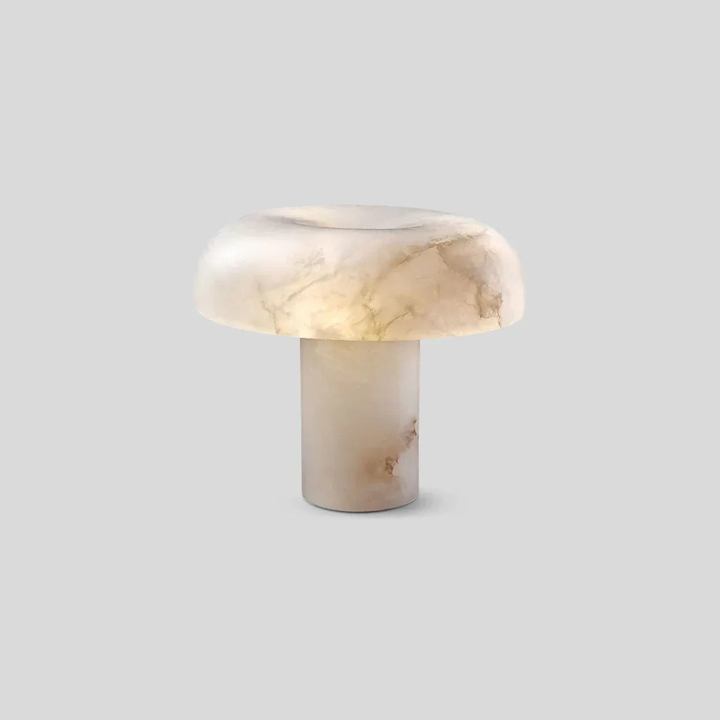Creative Mushroom Shaped Spanish Alabaster Table Lamp | Desfino