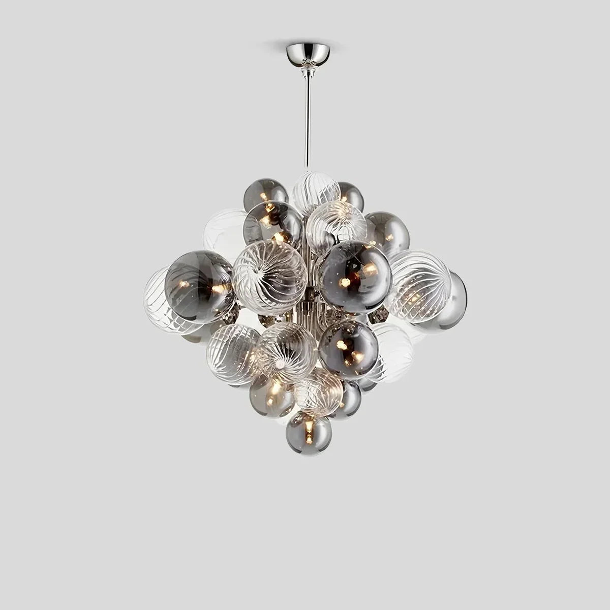 Nordischer Kronleuchter aus Glasblasen | Desfino