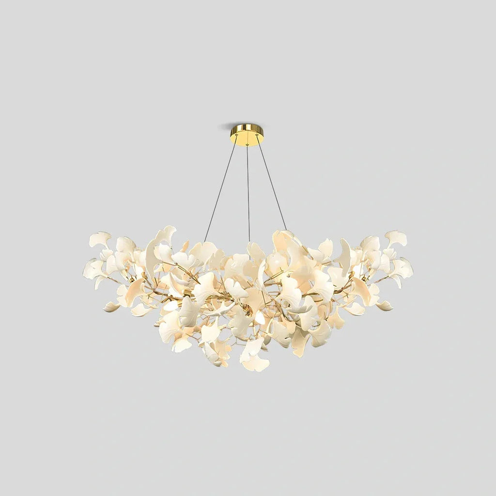 Ginkgo-Kronleuchter-B für das Wohnzimmer | Desfino