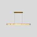 Modern Minimalist Linear Spanish Alabaster Pendant Light | Desfino