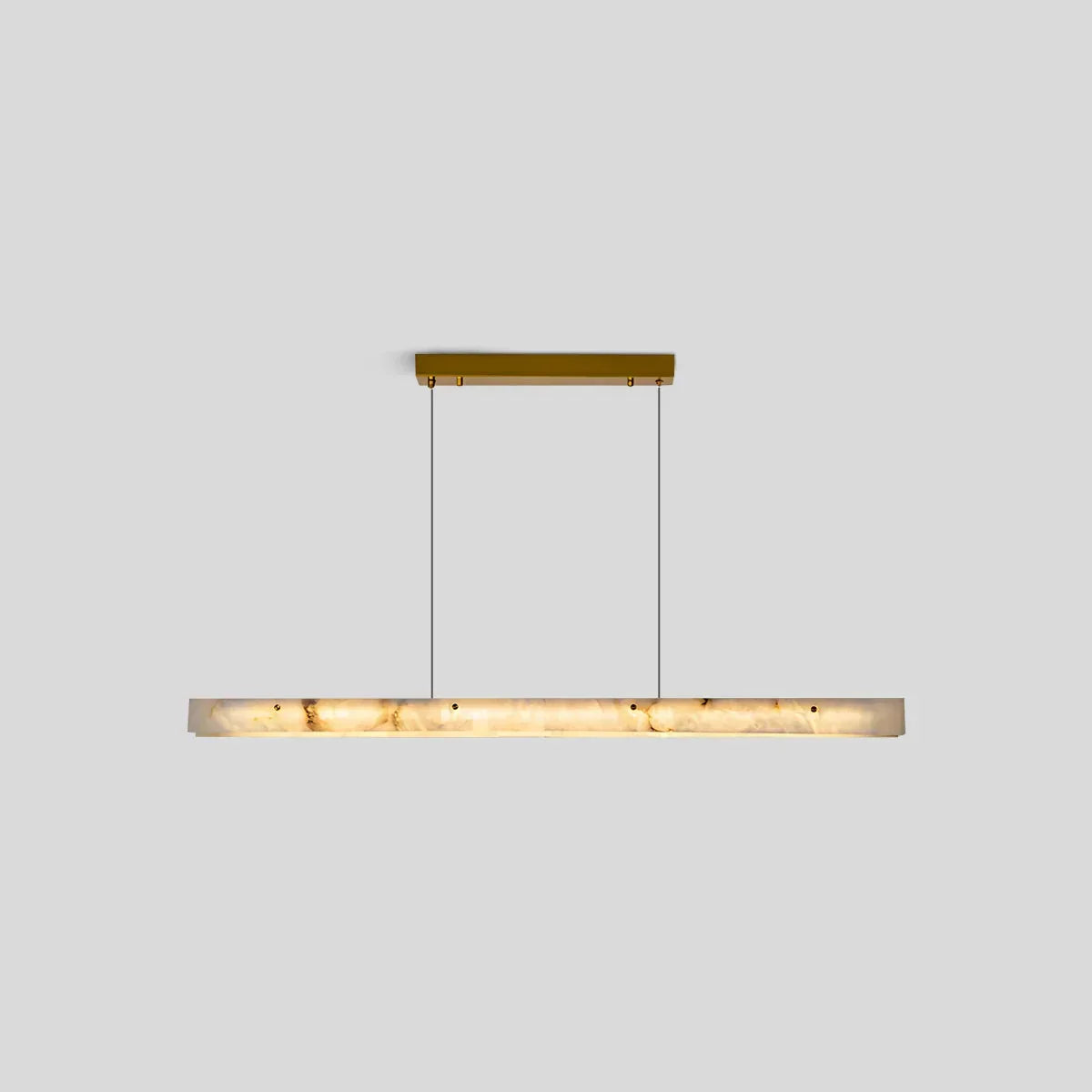Modern Minimalist Linear Spanish Alabaster Pendant Light | Desfino