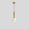Modern Globe Spanish Alabaster Pendant Light | Desfino