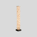 Creative Stacked Spanish Alabaster Squares Floor Lamp | Desfino