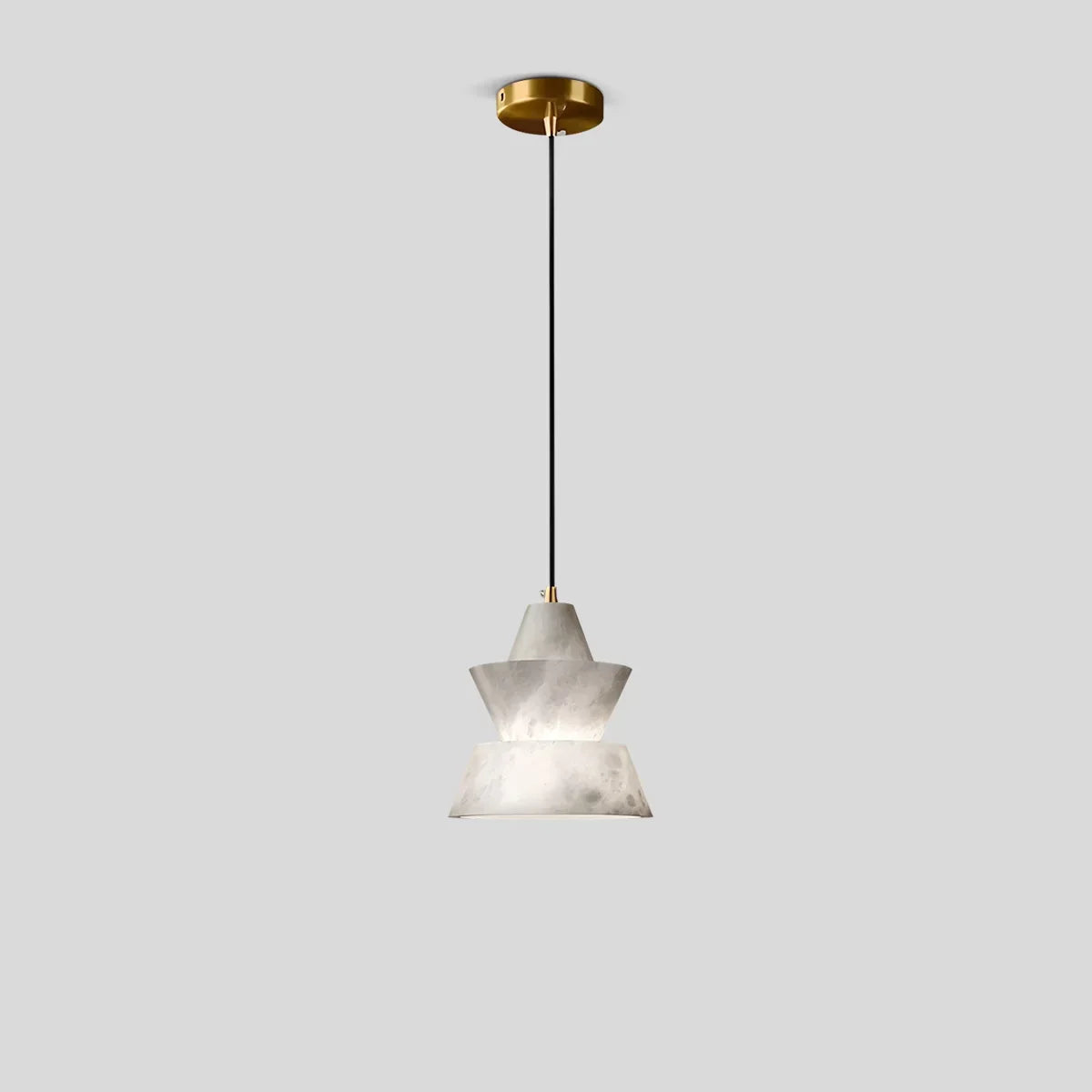 Spanische Pendelleuchte aus Alabaster und Nachttischlampe | Desfino