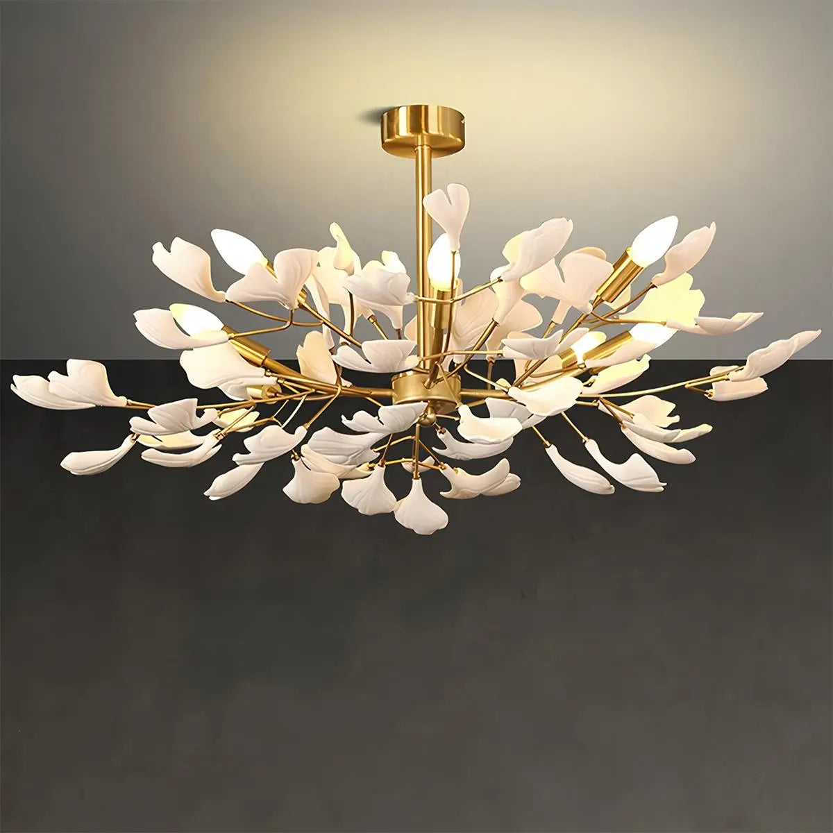 Ginkgo Chandelier-A for Bedroom Living Room | Desfino