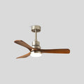 American Retro 3-Blade Ceiling Fan with Light | Desfino