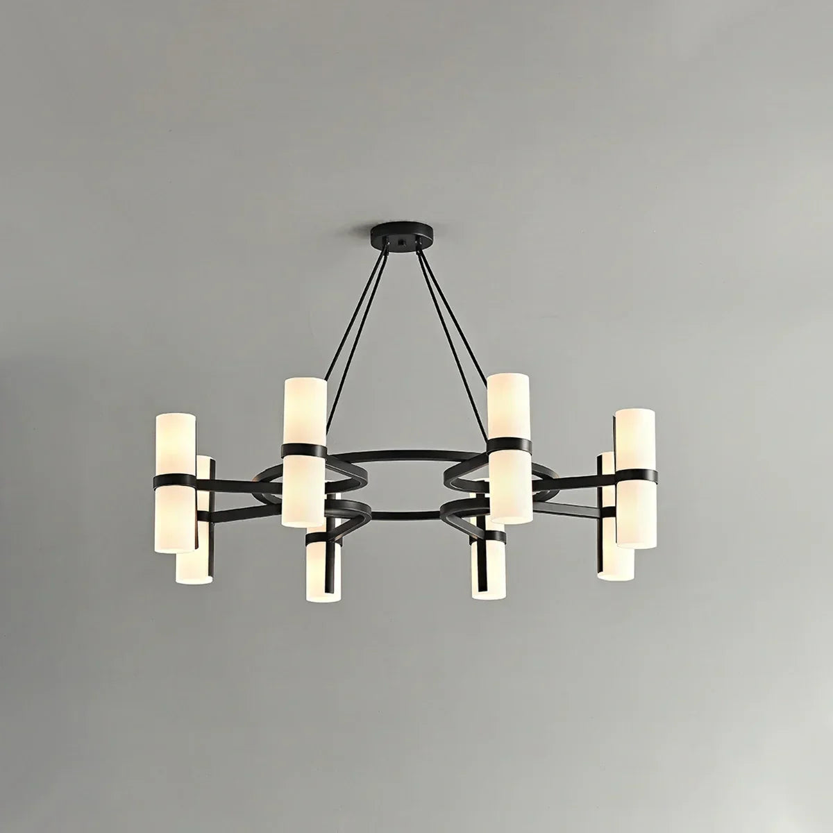 Nordic Creative Multi-Headed Round Chandelier | Desfino