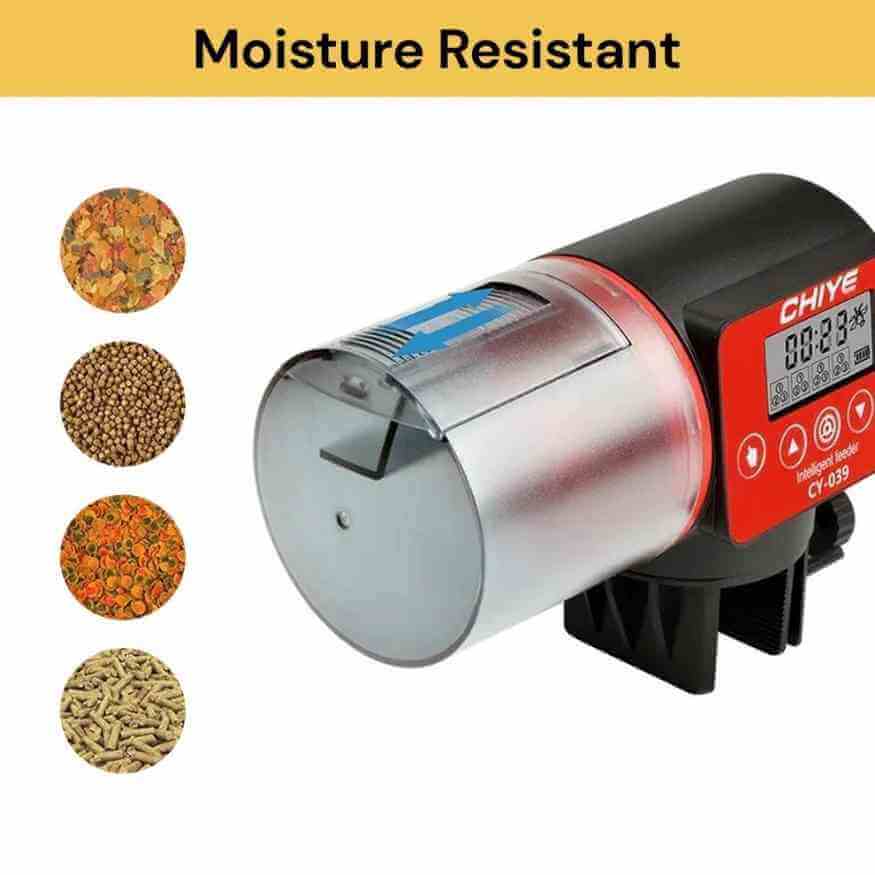 Mira programmeerbare aquariumvoederautomaat, 200ml — instelbare porties - Desfino