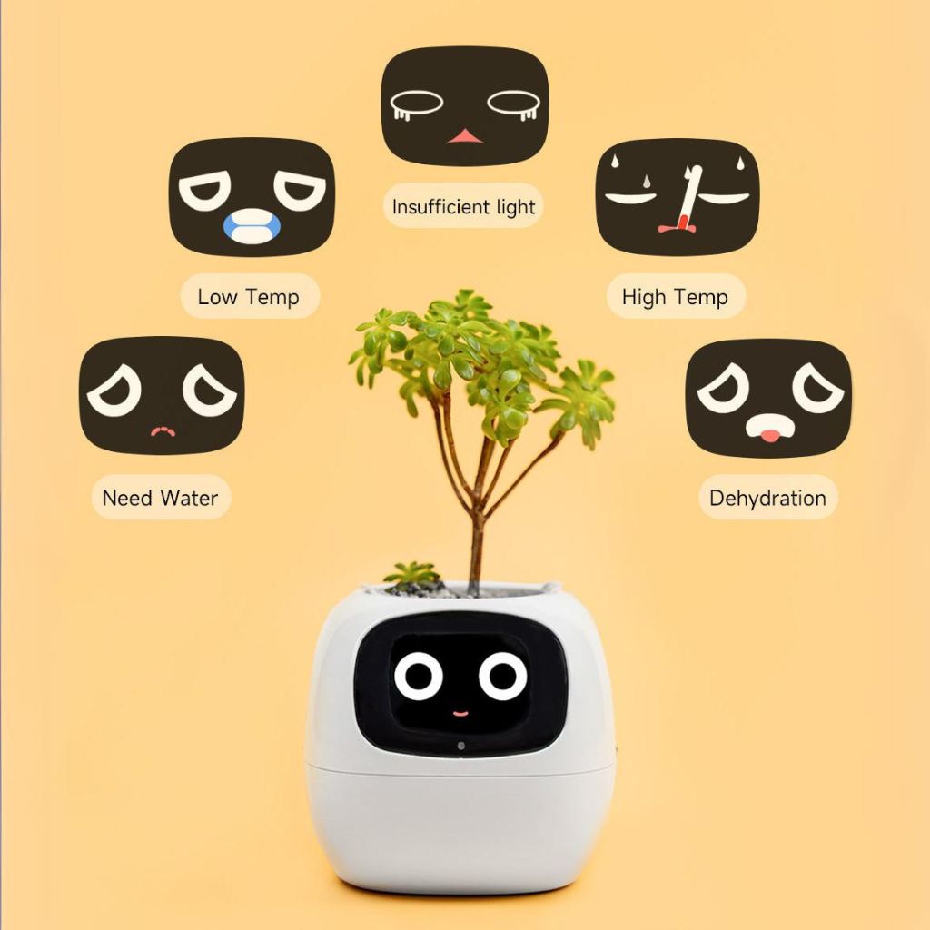 NexiLeaf Smart Planter — 70 Animations, Alexa Connected - Desfino