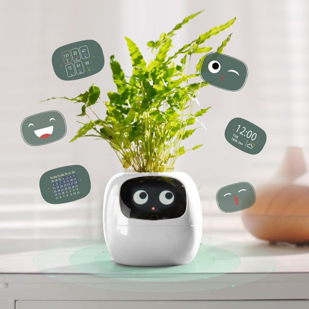 NexiLeaf Smart Planter — 70 Animations, Alexa Connected - Desfino