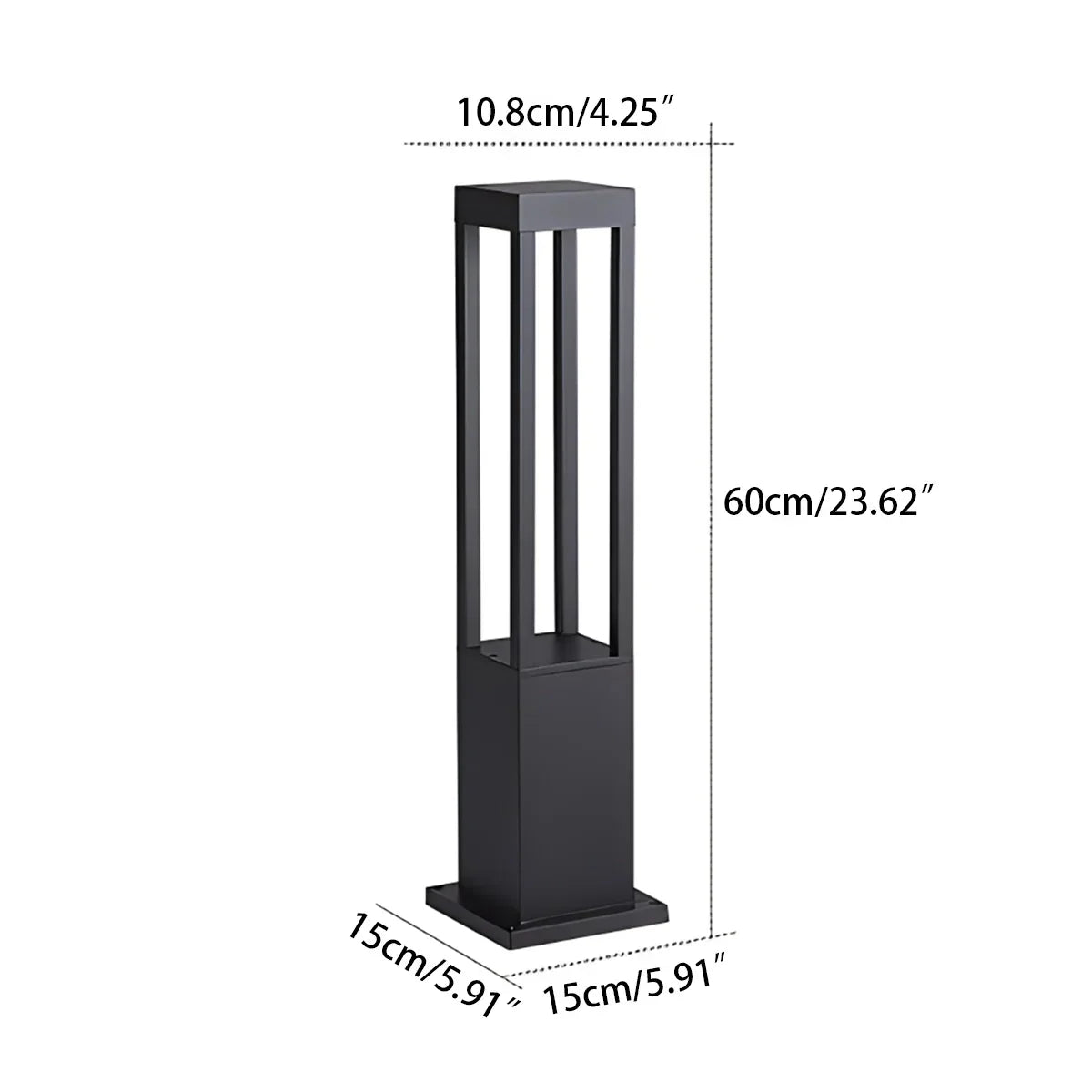 Cylindrical Lawn Outdoor Floor Lamp | Desfino