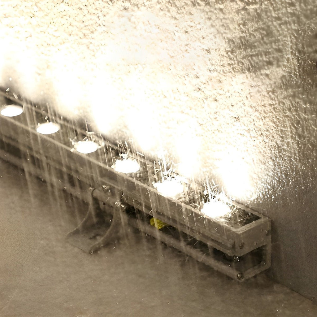 Lave-mur LED à intensité variable Lumenia — aluminium étanche, câblage fixe DC24V - Desfino