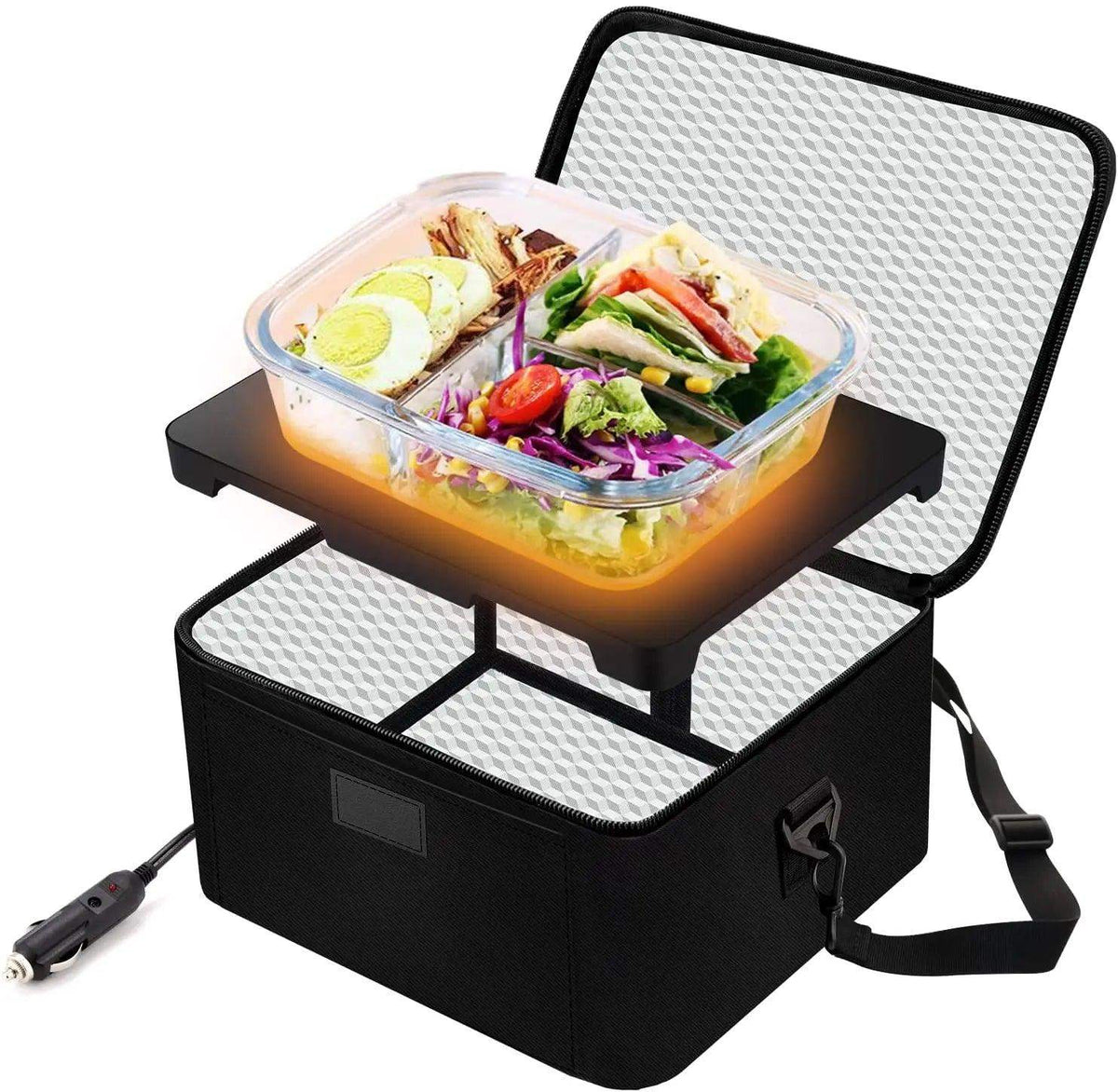 AeroNova Portable Electric Lunch Warmer — Travel Food Heater - Desfino