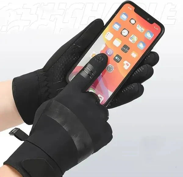 Gants de cyclisme imperméables Nordvik — Isolants, thermiques, compatibles avec les écrans tactiles - Desfino