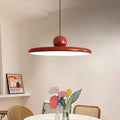 Lámpara colgante de vidrio color crema Lunara — Diseño escandinavo Bauhaus con LED - Desfino