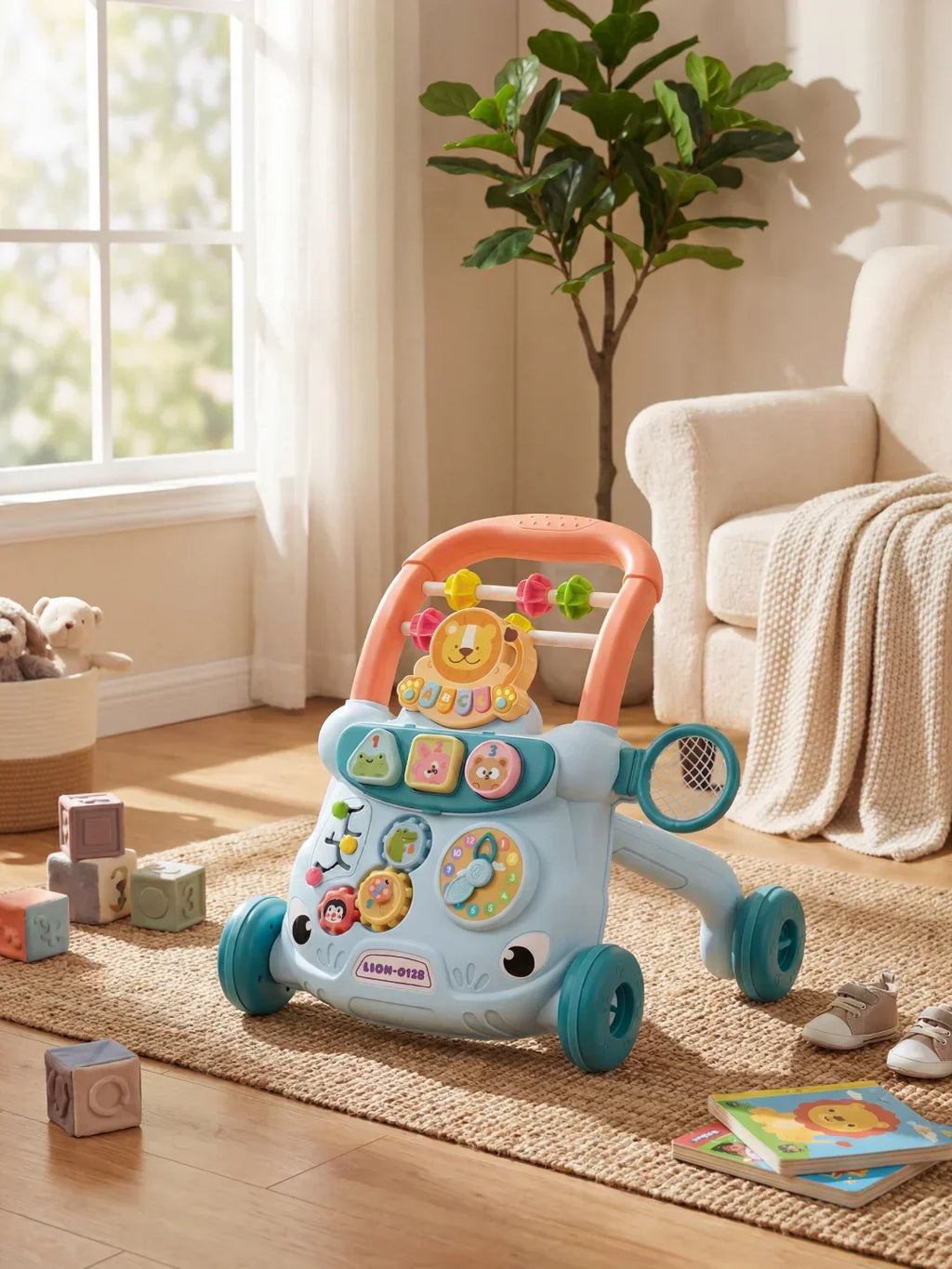 First Steps Interactive Baby Walker — Activity Center & Toy Console